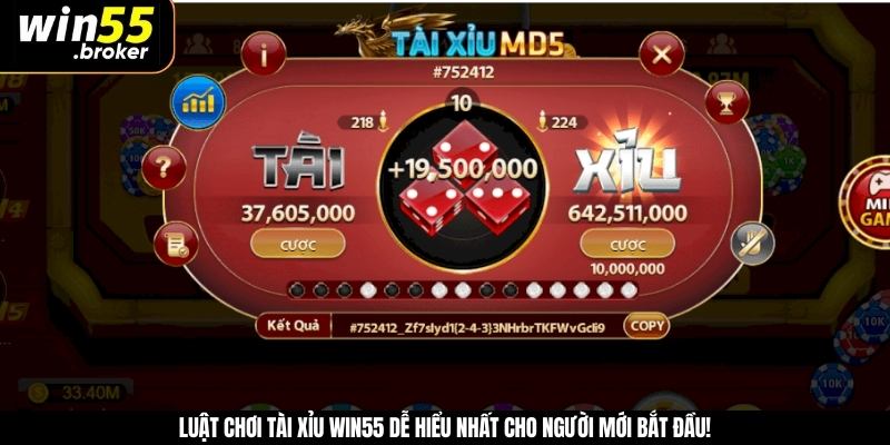 Luật chơi tài xỉu WIN55 dễ hiểu nhất cho người mới bắt đầu!