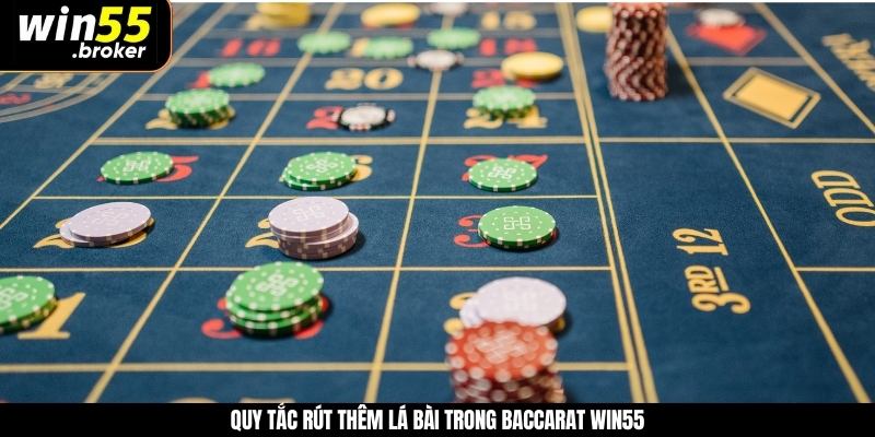 Quy tắc rút thêm lá bài trong baccarat WIN55 